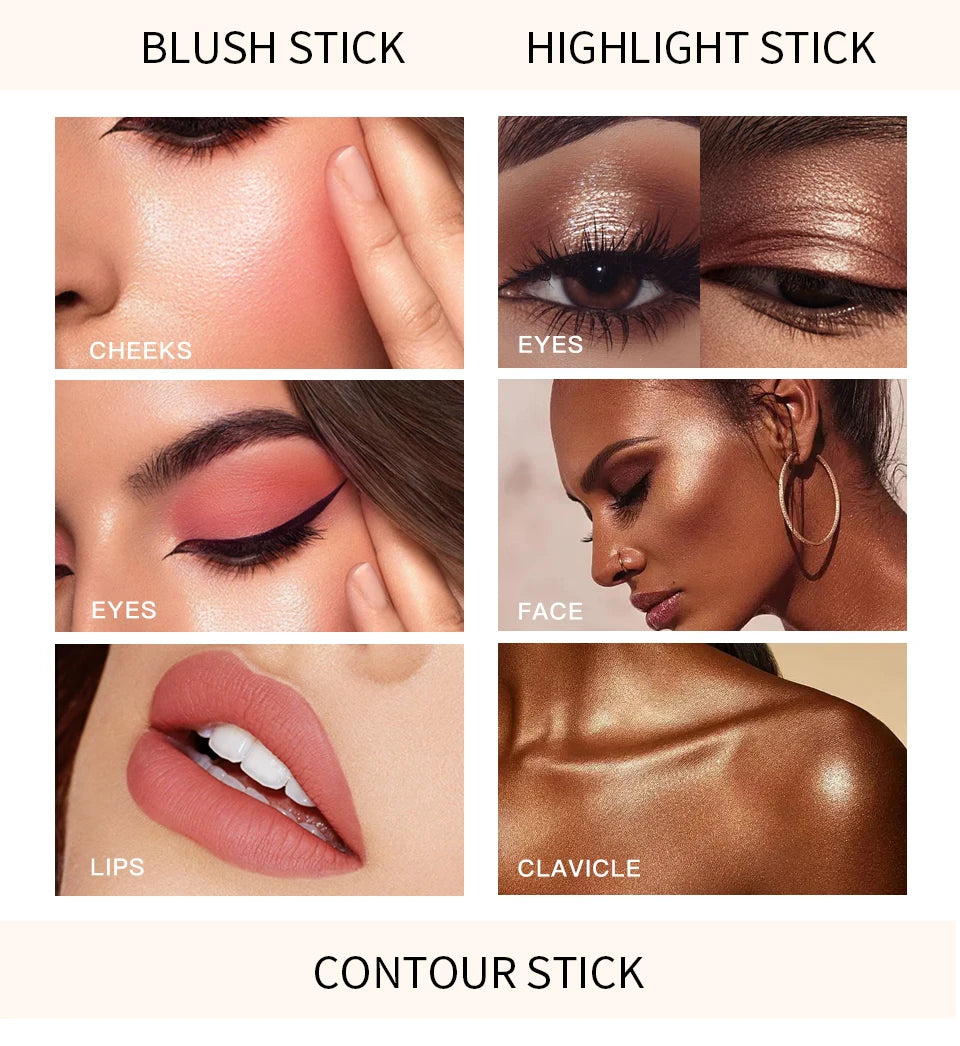 Liquid Face Bronzer and Makeup Contouring Wand for Daily Beauty Routines - 11