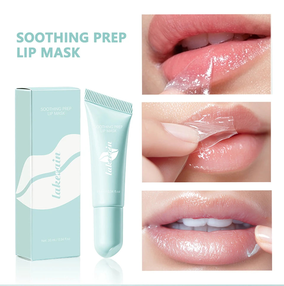 Cooling Peel Off Lip Mask and Hydrating Lip Balm for Daily Dry Lip Care Routine