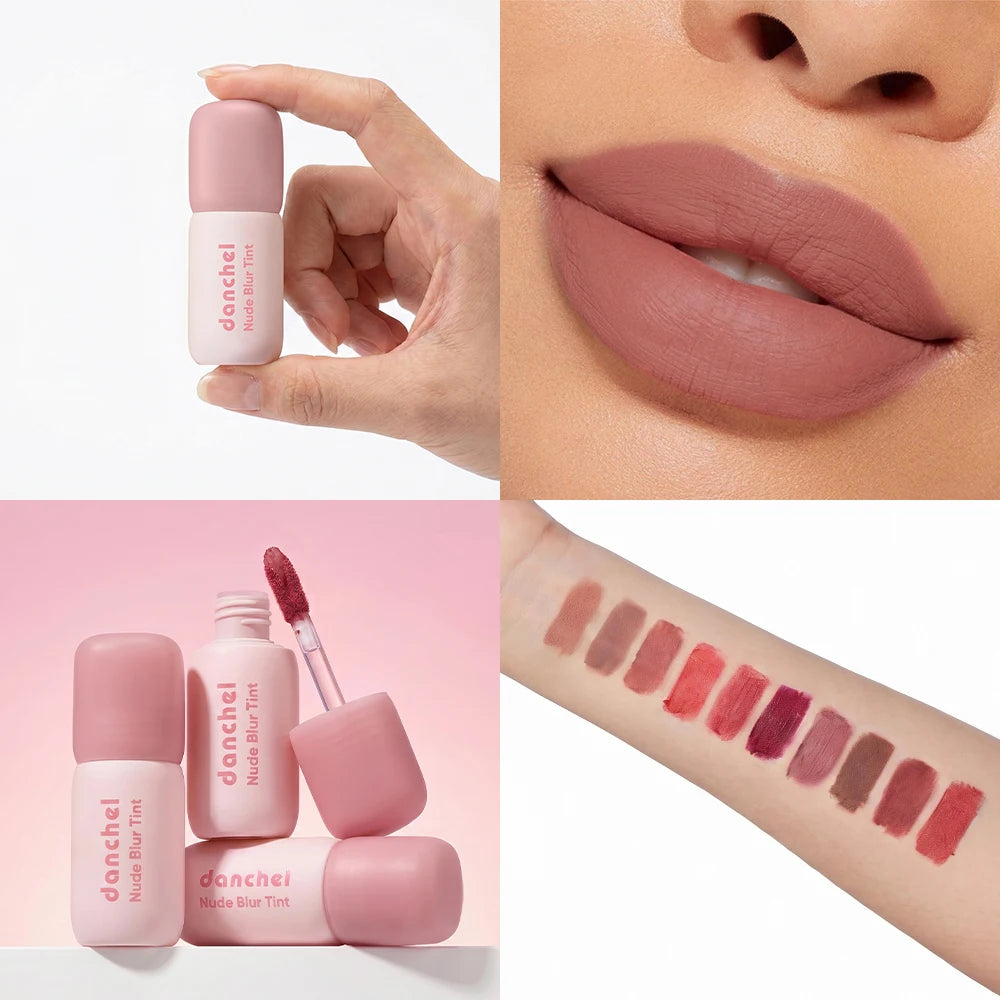 Nude Blurring Lip Tint and Velvet Cheek Blush for a natural everyday look - 5