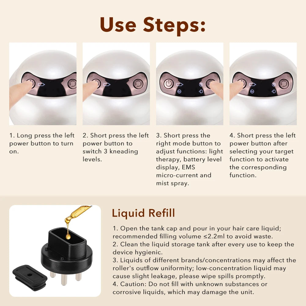 Electric Scalp Massager and Hair Oil Applicator for Daily Refreshing Scalp Care - 14
