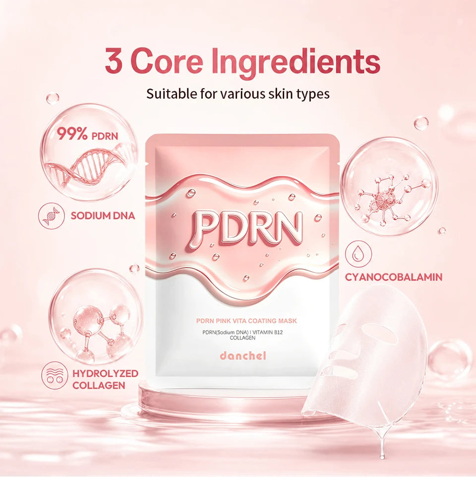 Salmon DNA PDRN Face Mask and Hydrating Sheet Mask for Daily Skincare Routine - 12