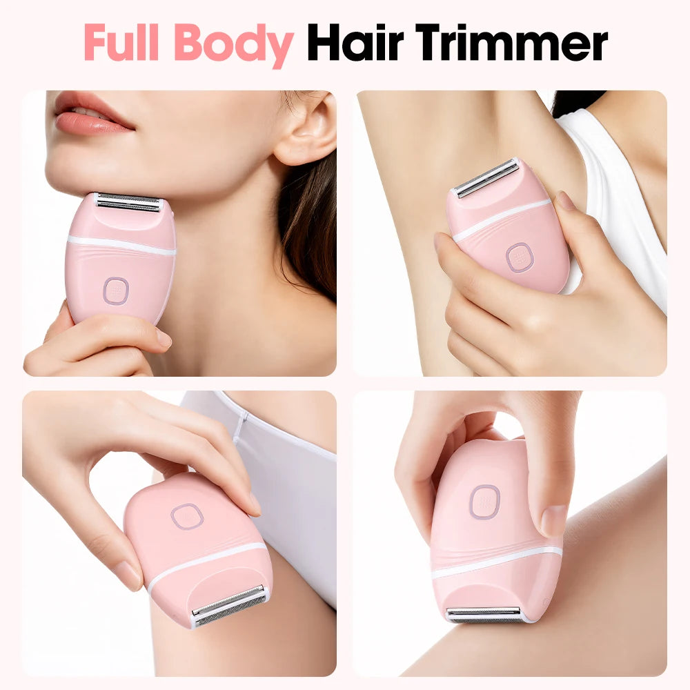 Electric Foil Shaver and Portable Hair Trimmer for Smooth Full Body Grooming