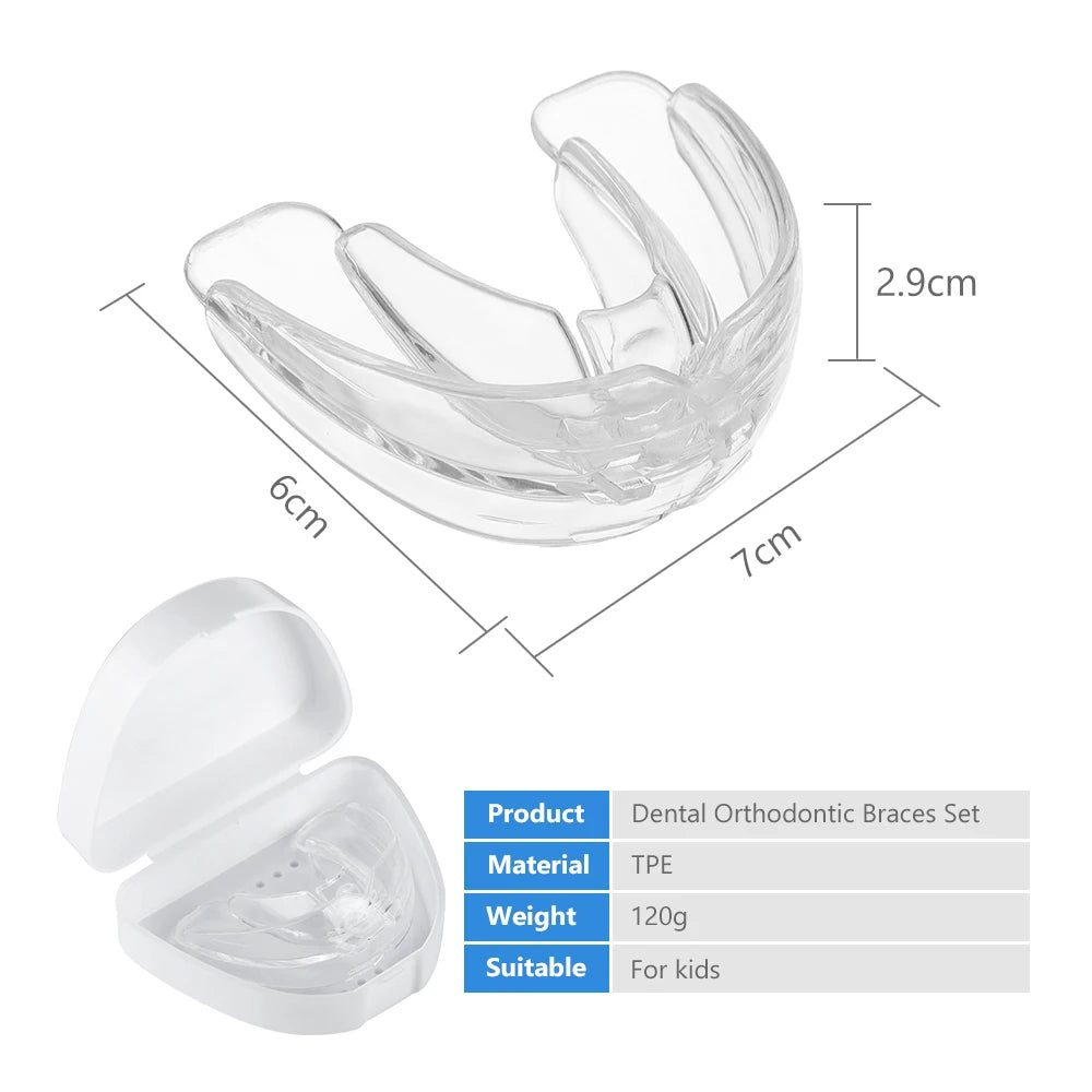Dental Orthodontic Braces and Teeth Straightener for Children During Growing Years