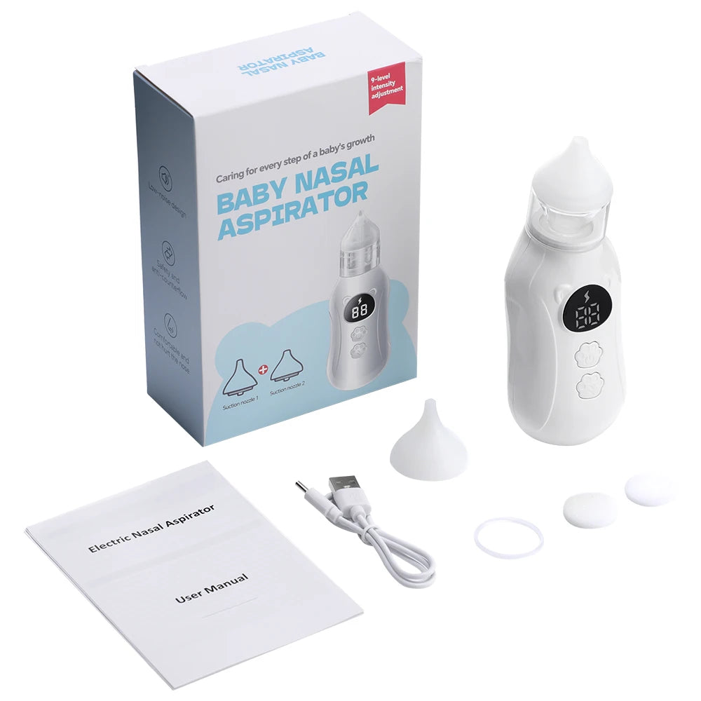 Electric Baby Nasal Aspirator and Nose Sucker for Congested Newborns