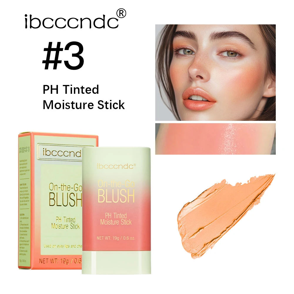 Tinted Moisture Stick and Cream Blush for Natural Daily Makeup Looks