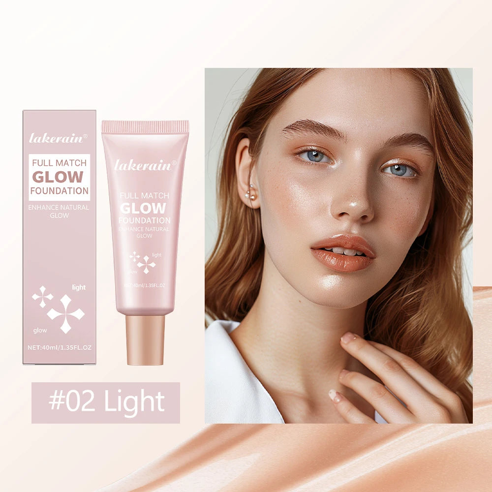 Liquid Glow Foundation and Illuminating Makeup Base for Radiant Skin Coverage
