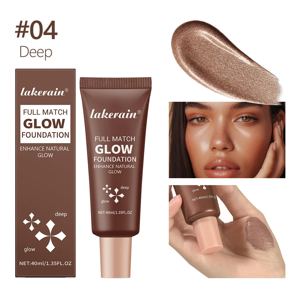 Liquid Glow Foundation and Radiant Skin Enhancer for Natural Daily Makeup Looks