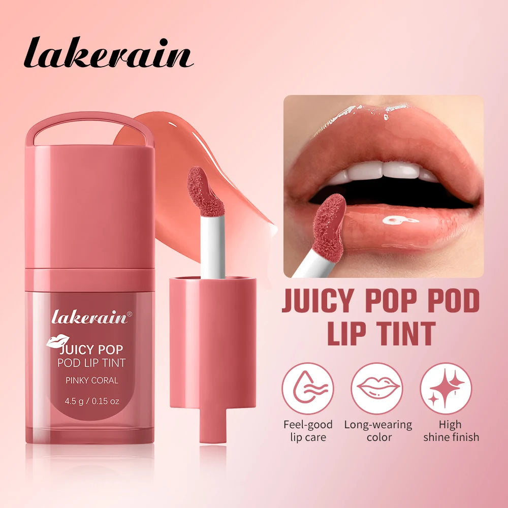 Juicy Pop Pod Lip Tint and Moisturizing Gloss for Daily Hydrating Makeup - 2