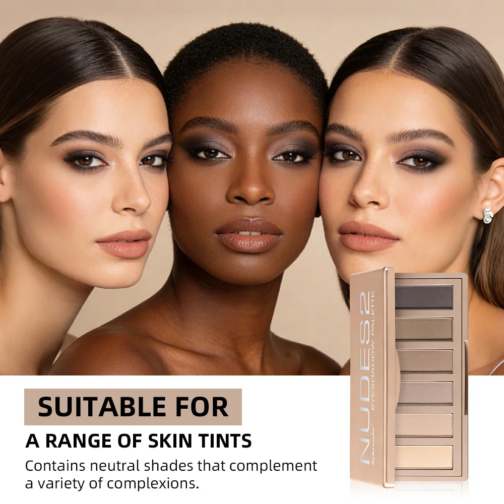 Eyeshadow Palette and Neutral Makeup Set for Everyday Looks and Party Wear