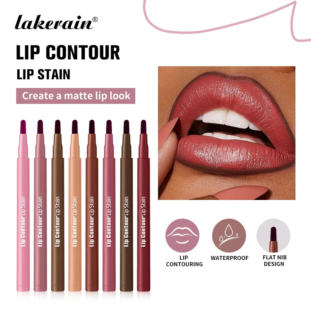 Lip Contour Lip Stain and Long Lasting Liner for Perfect Daily Makeup Looks