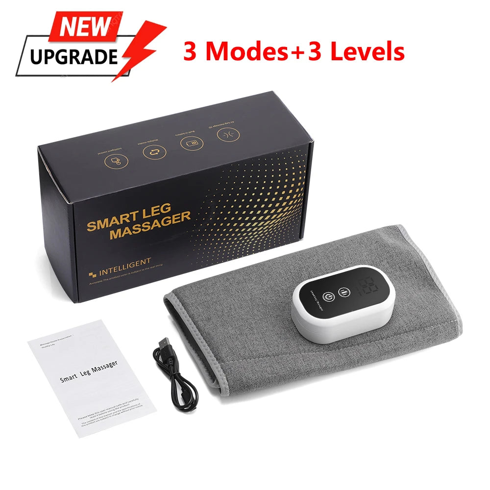 Wireless Calf Massager and Leg Compression Wrap for Recovery and Circulation - 33