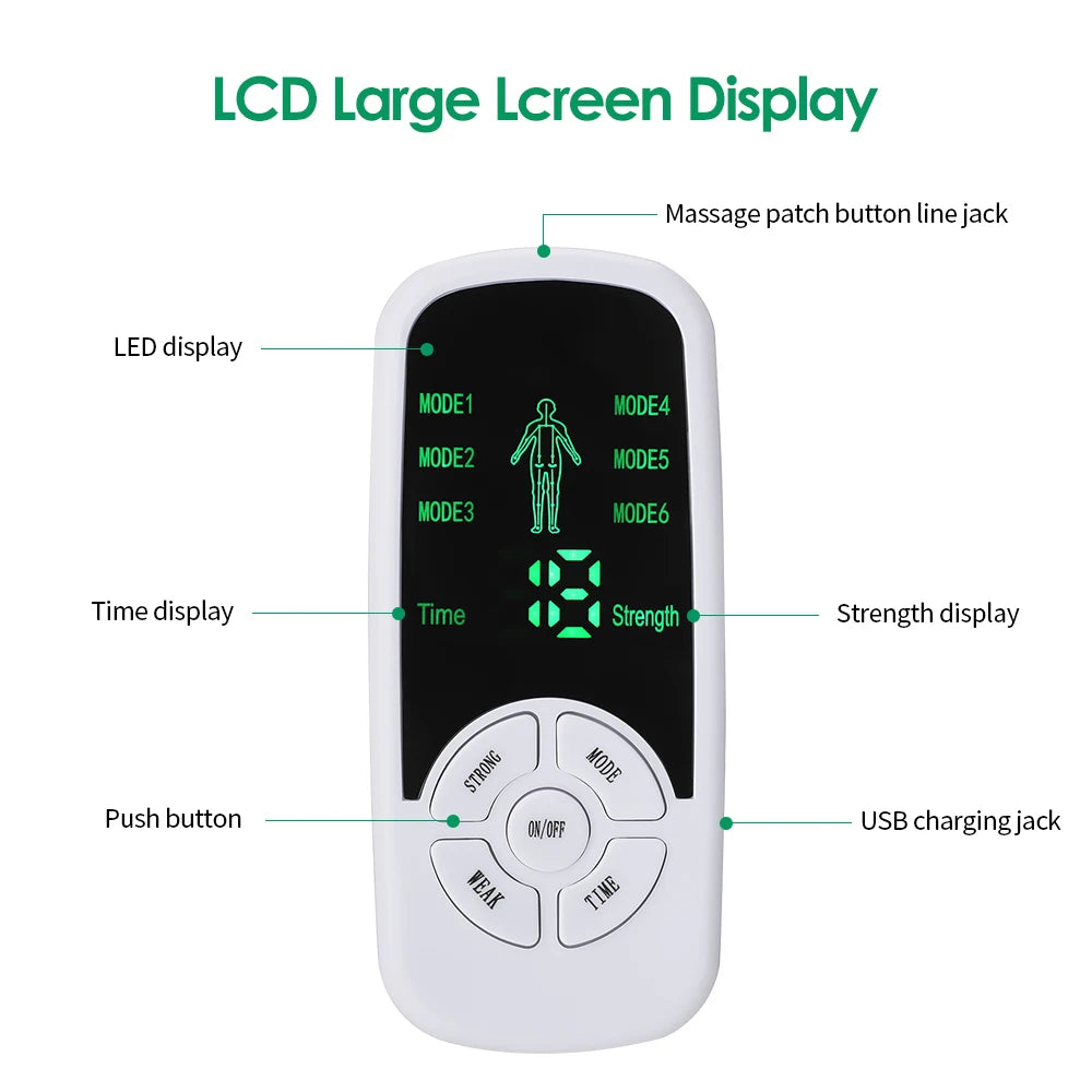 Electric Body Massager and Muscle Relaxer Patch for Daily Pain Relief and Recovery