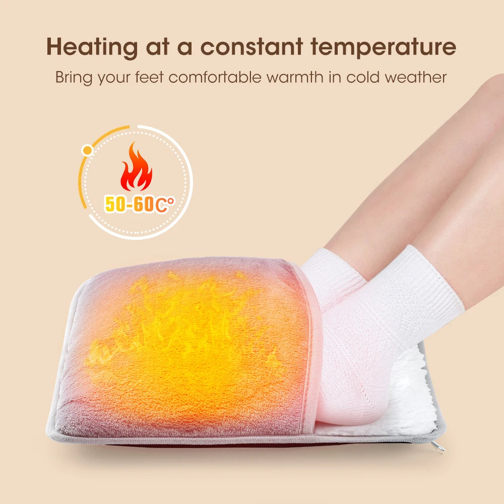 Foot Warmer and Electric Heating Pad for Office or Home Winter Comfort - 21