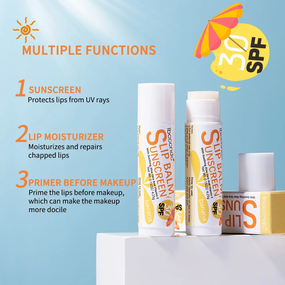 Sunscreen Lip Balm and Hydrating Moisturizer for Daily Sun Protection
