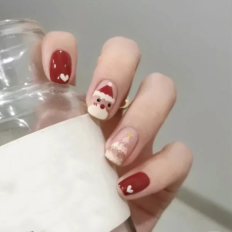 Christmas Nail Sticker and Holiday Gel Wrap for Winter Party Decorations - 3