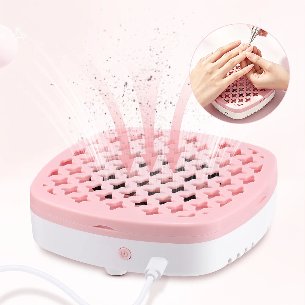 Nail Dust Collector and Manicure Suction Machine for Home Salon Nail Care