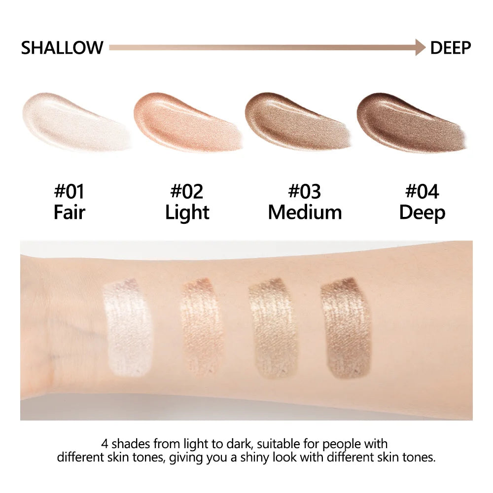 Liquid Glow Foundation and Radiant Skin Enhancer for Natural Daily Makeup Looks