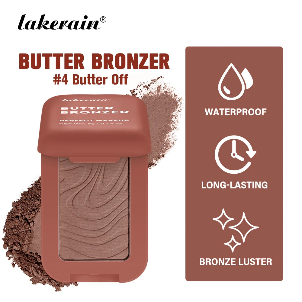 Butter Bronzer and Face Contour Powder for Sculpted Makeup Looks