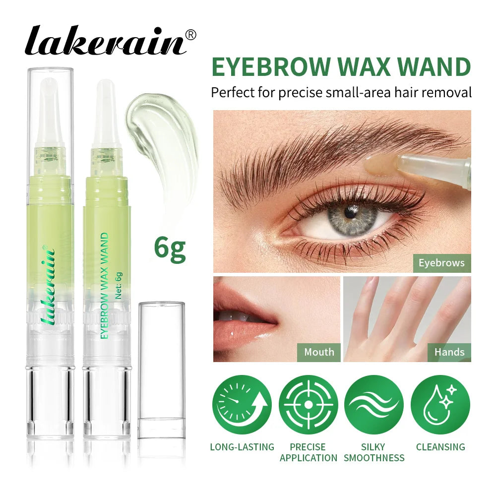 Eyebrow Wax Wand and Facial Hair Remover for Salon Quality Brows at Home