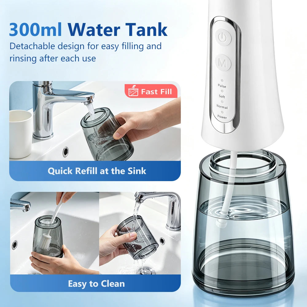 Water Dental Flosser and Oral Irrigator for Braces and Deep Teeth Cleaning Routine - 5