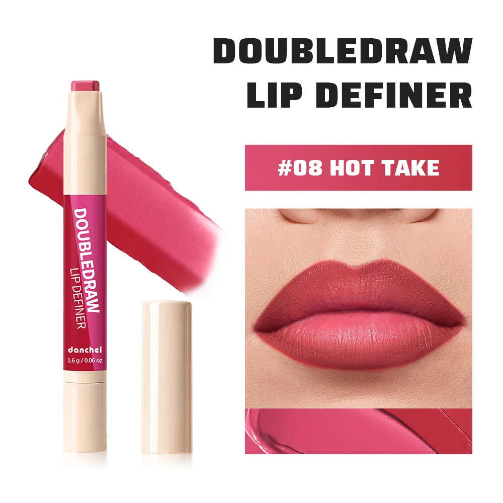 Lip Contour Liner and Lip Gloss Stick for Defined Long Lasting Matte Finish - 25