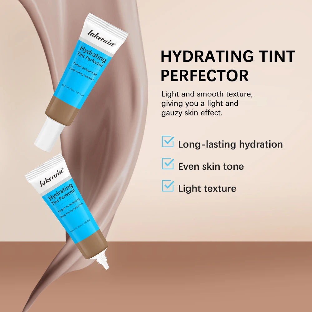 Hydrating Tinted Foundation and Moisturizing Concealer for Smooth Daily Makeup - 5