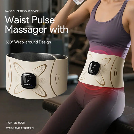 Abs Stimulator and Waist Toning Belt for Fitness Enthusiasts During Home Training