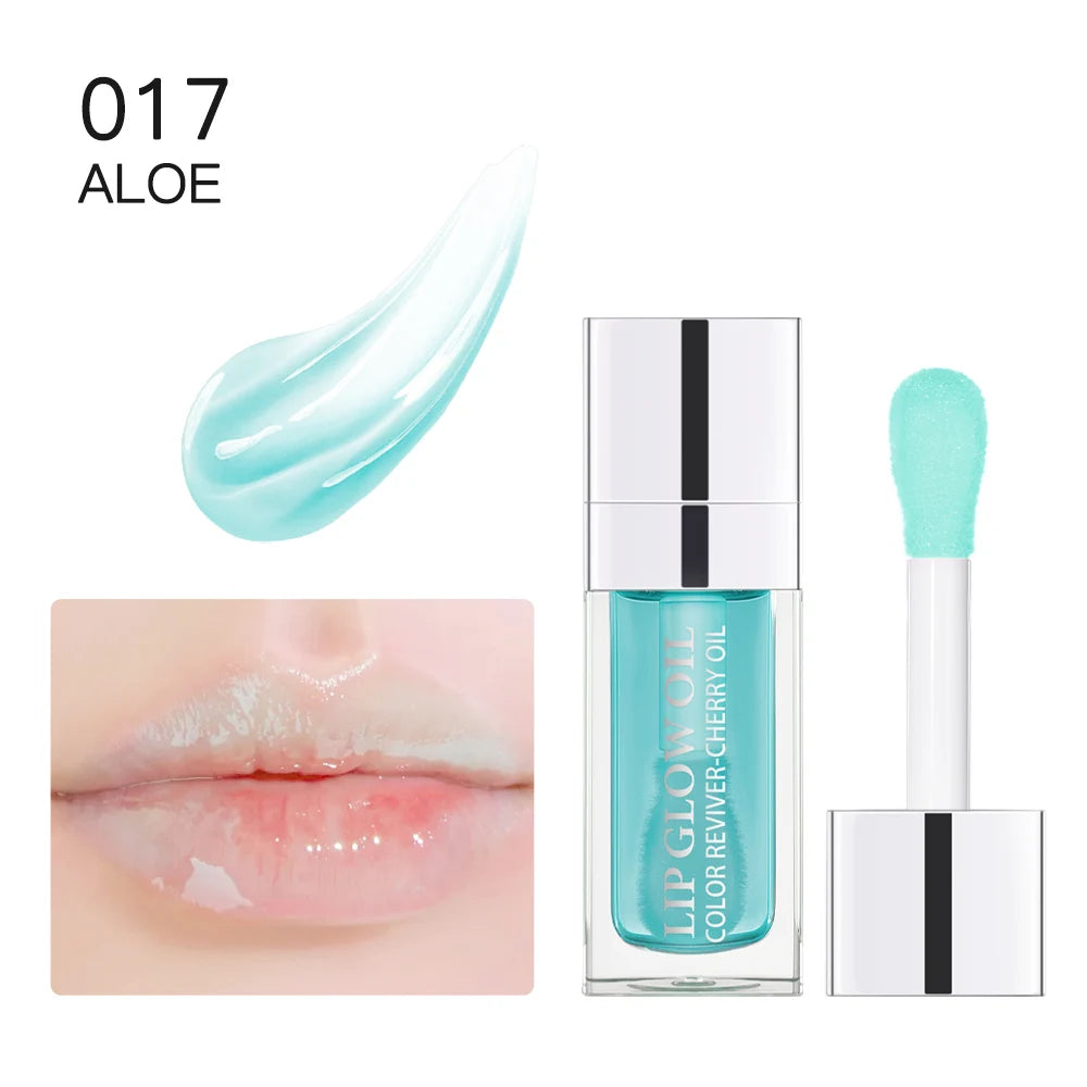 Lip Oil Plumping Lip Gloss and Hydrating Tinted Lip Glow for Daily Makeup Routines
