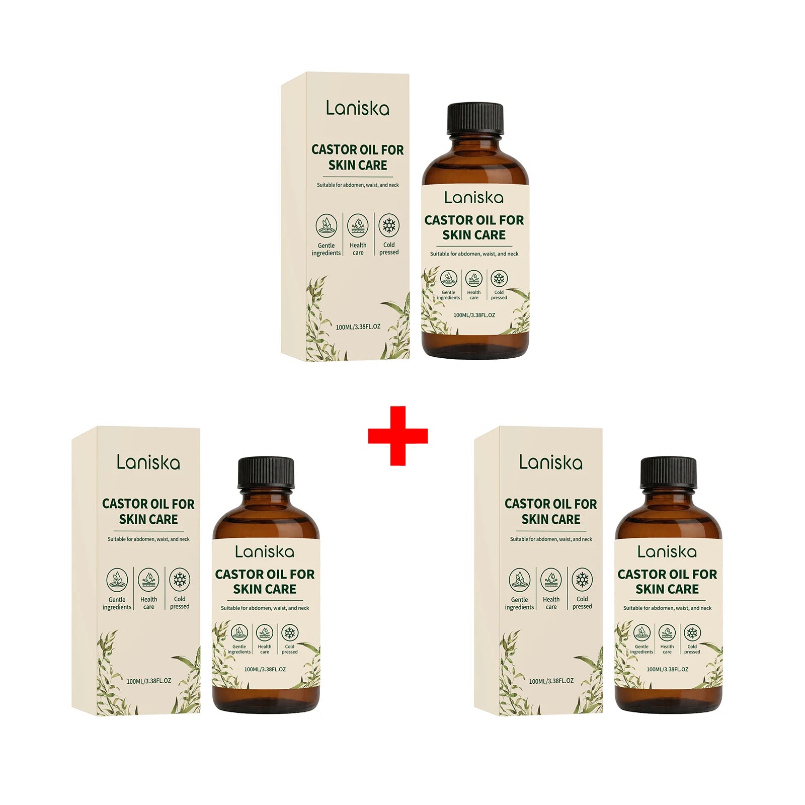 Cold Pressed Castor Oil and Moisturizing Body Care for Dry Skin and Massage - 13