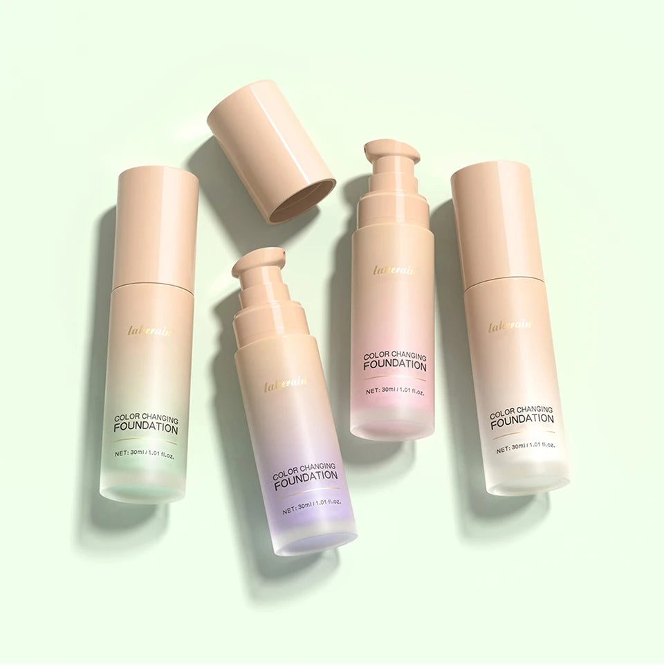 Color Changing Foundation and Liquid Face Concealer for Daily Natural Makeup Looks