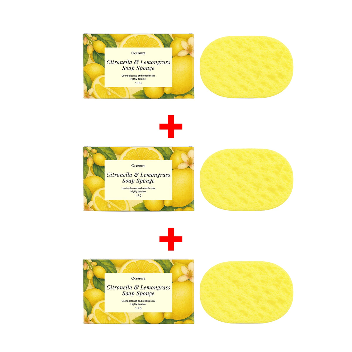 Exfoliating Bath Sponge and Body Scrubber for Daily Skin Cleansing and Refreshing