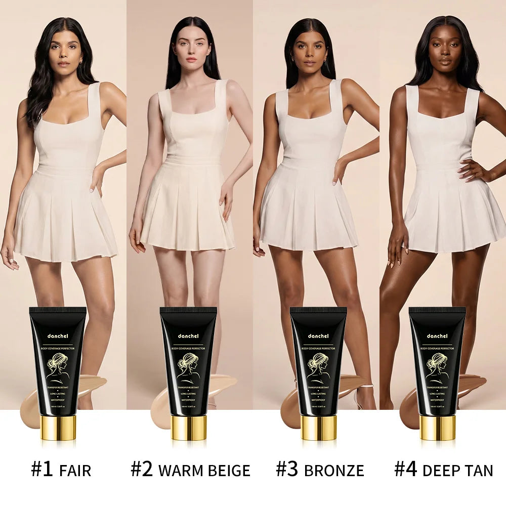 Body Coverage Perfector and Tattoo Concealer Cream for Flawless Smooth Skin