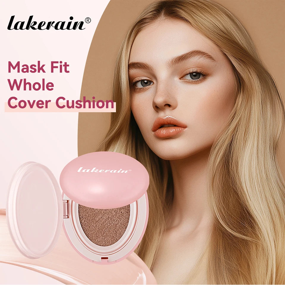 Semi Matte CC Cream Cushion and Long Lasting Foundation for Flawless Face Makeup