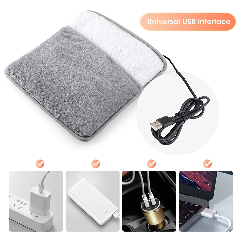 Foot Warmer and Electric Heating Pad for Office or Home Winter Comfort - 23
