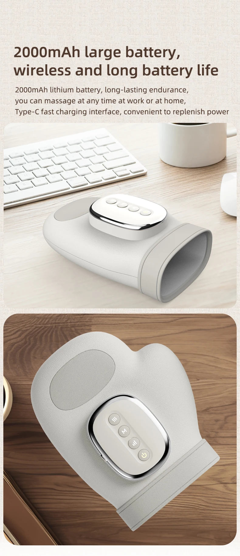 Hand Massager and Compression Glove for Daily Relief at Home or the Office