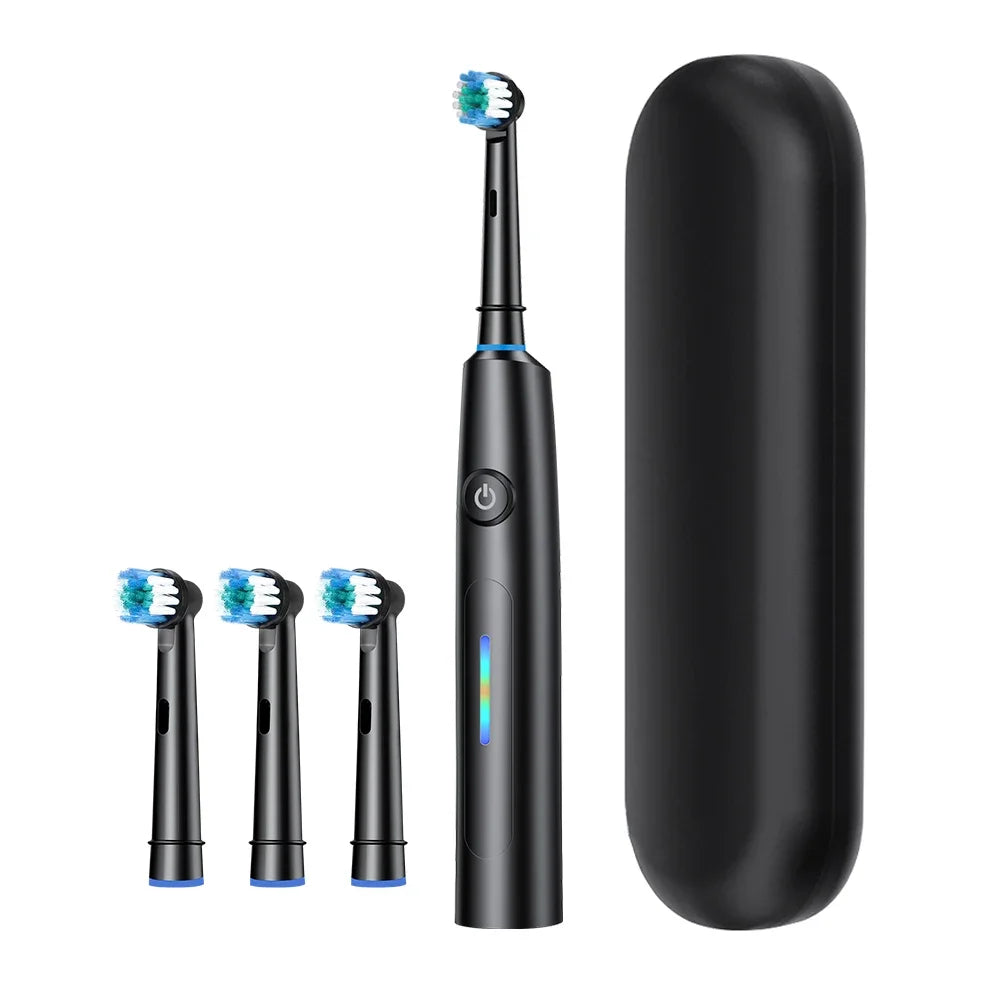 Rotating Electric Toothbrush and Rechargeable Dental Cleaner for Adults - 15