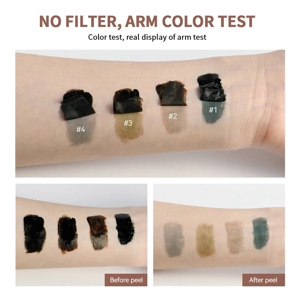 Peel off Eyebrow Gel and Temporary Brow Tint for a Long Lasting Natural Look