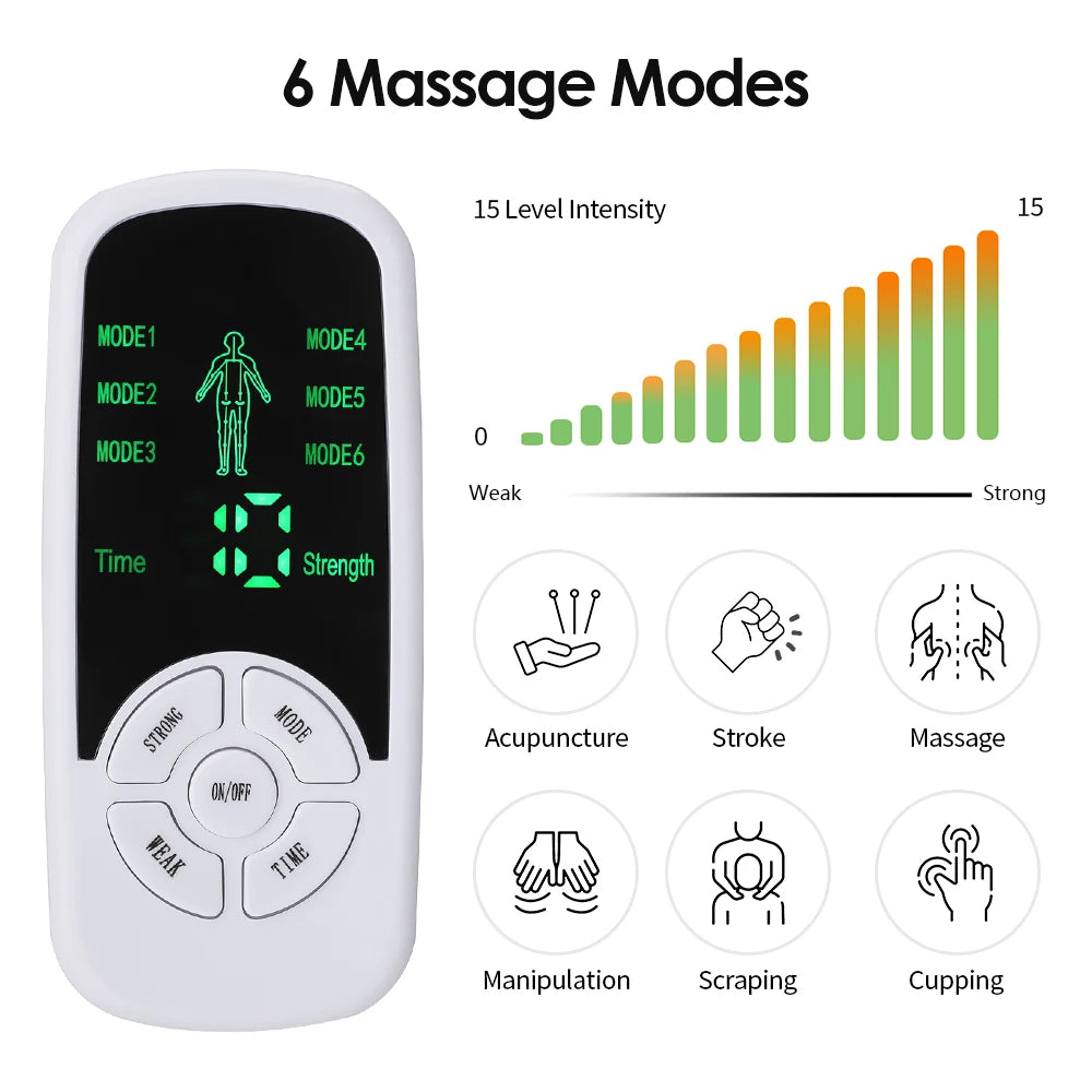 Electric Body Massager and Muscle Relaxer Patch for Daily Pain Relief and Recovery