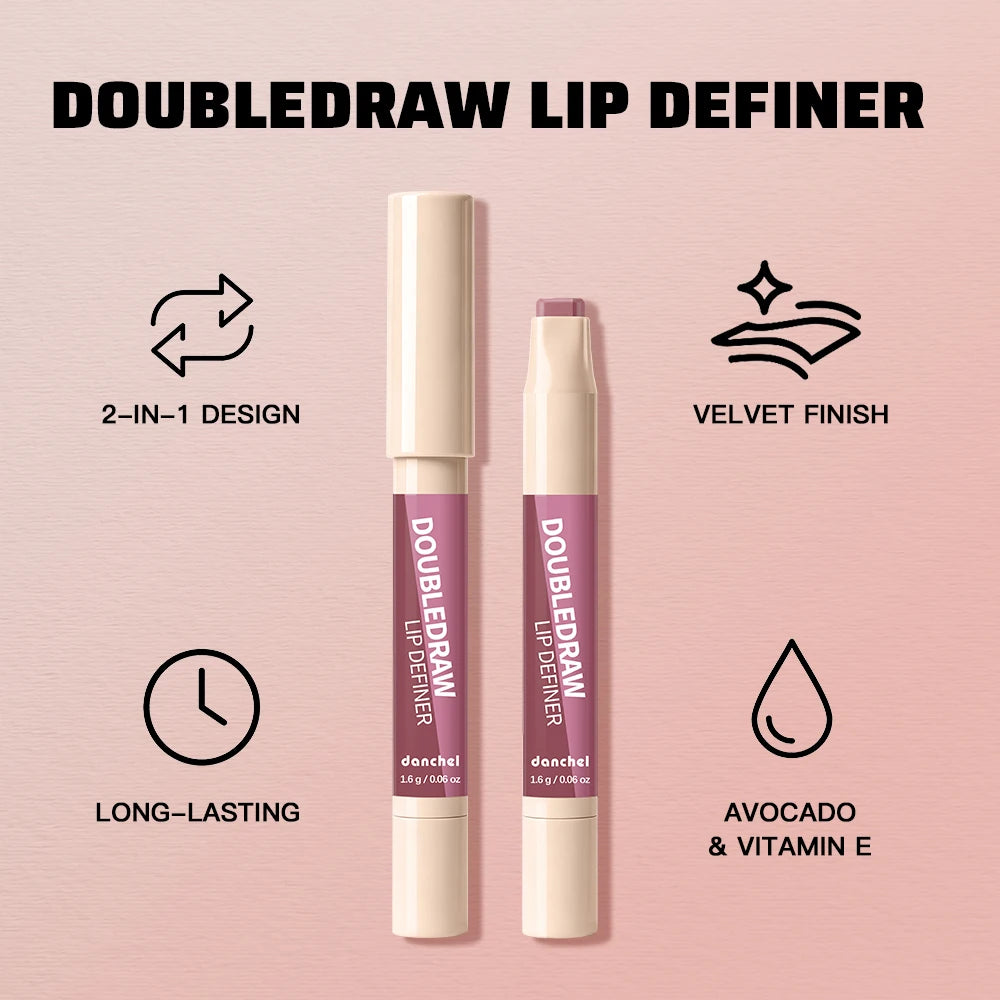 Lip Contour Liner and Lip Gloss Stick for Defined Long Lasting Matte Finish - 7