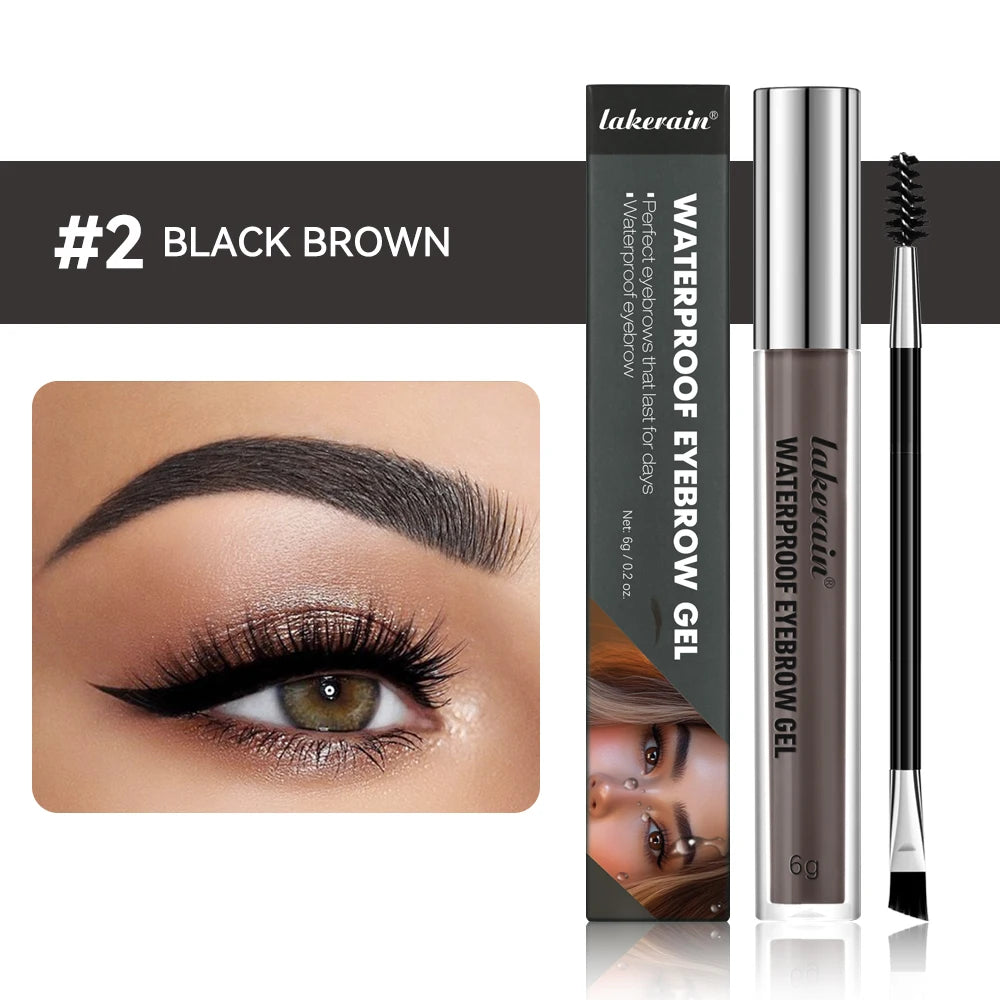 Waterproof Eyebrow Gel and Tinted Brow Enhancer for All Day Natural Looking Brows
