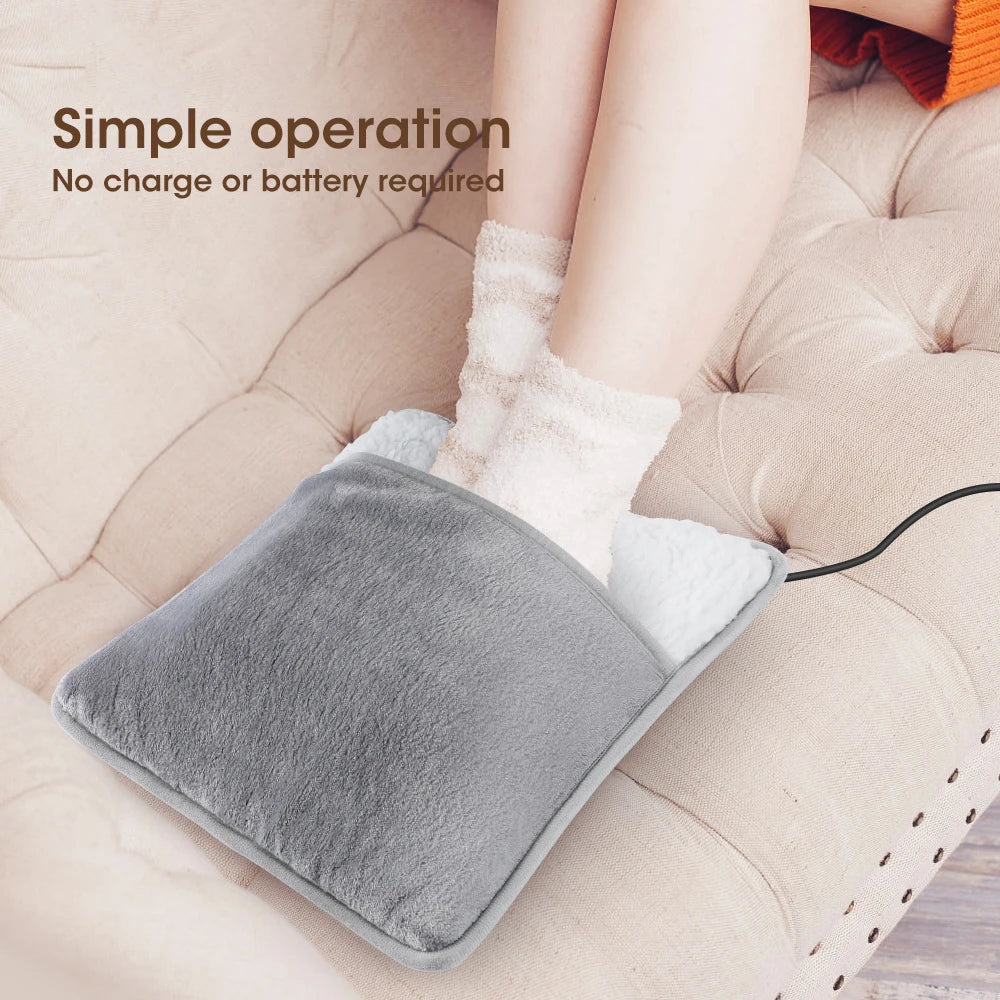 Foot Warmer and Electric Heating Pad for Office or Home Winter Comfort