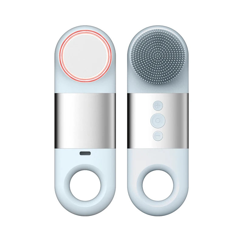 Facial Cleansing Brush and Silicone Face Scrubber for Deep Pore Cleaning and Skincare
