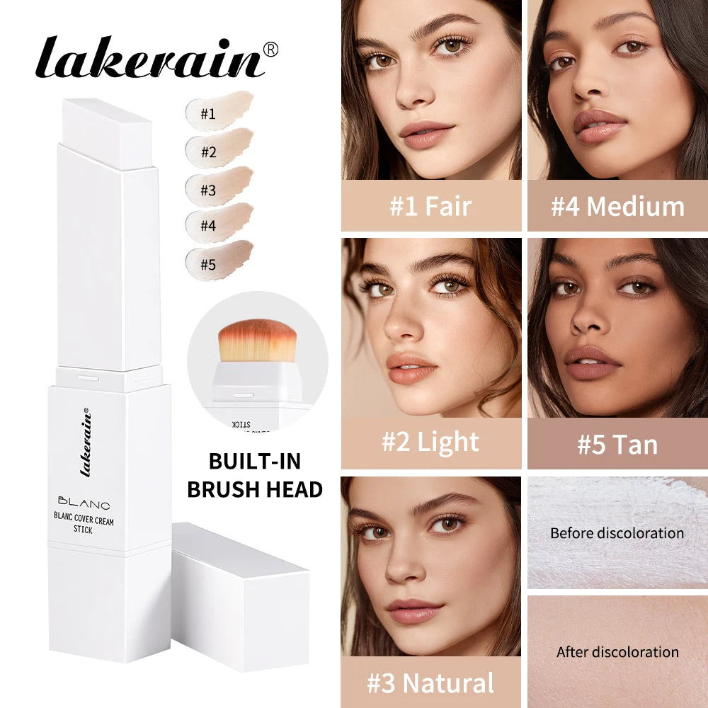 Blanc Cover Cream Stick and Waterproof Foundation for Natural Daily Makeup