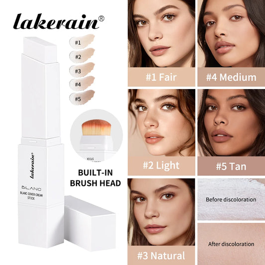 Blanc Cover Cream Stick and Waterproof Foundation for Natural Daily Makeup