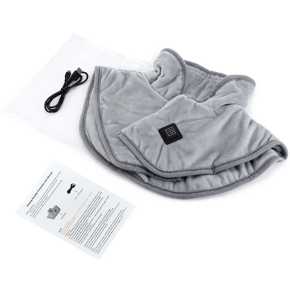 Electric Heating Shoulder Pad and Heated Neck Wrap for Daily Warmth and Relaxation - 17