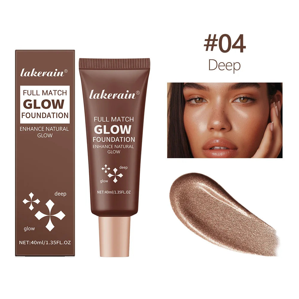 Liquid Glow Foundation and Illuminating Makeup Base for Radiant Skin Coverage