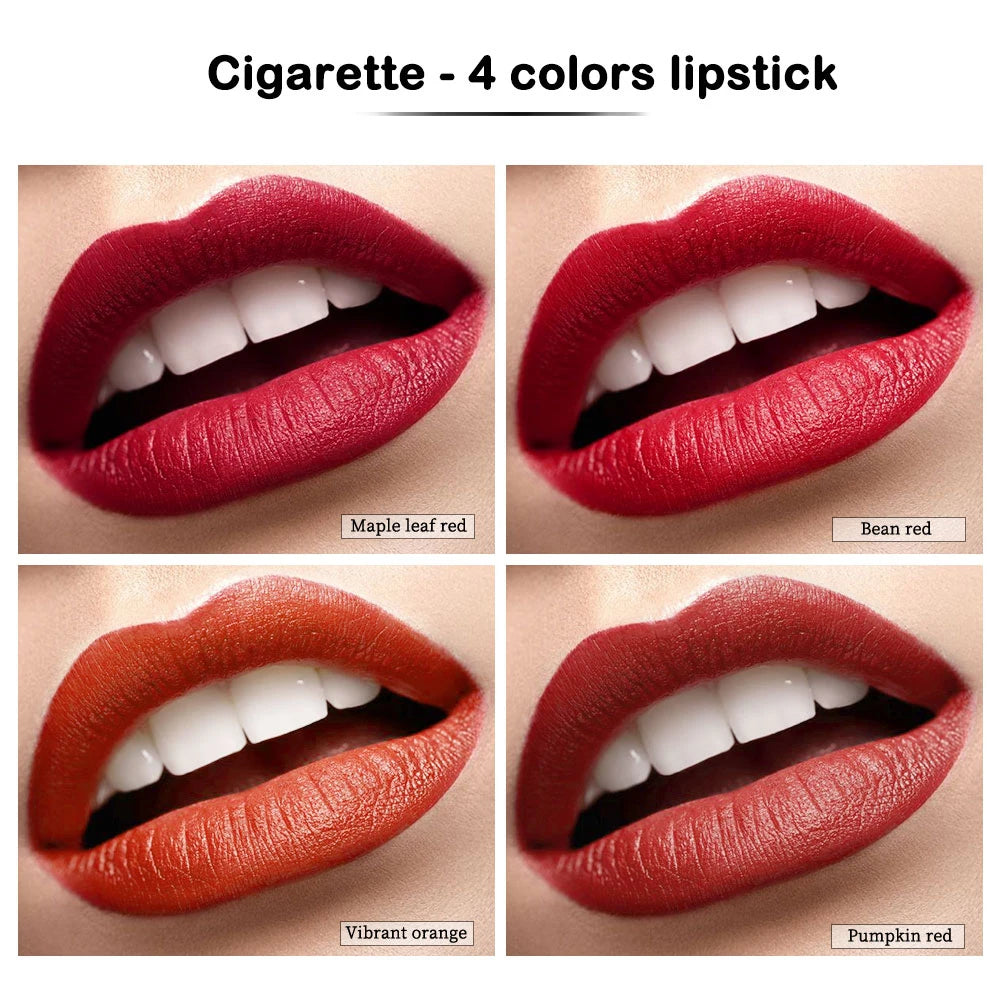 Matte Lipstick Set and Velvet Lip Tint for Daily Makeup and Special Occasions