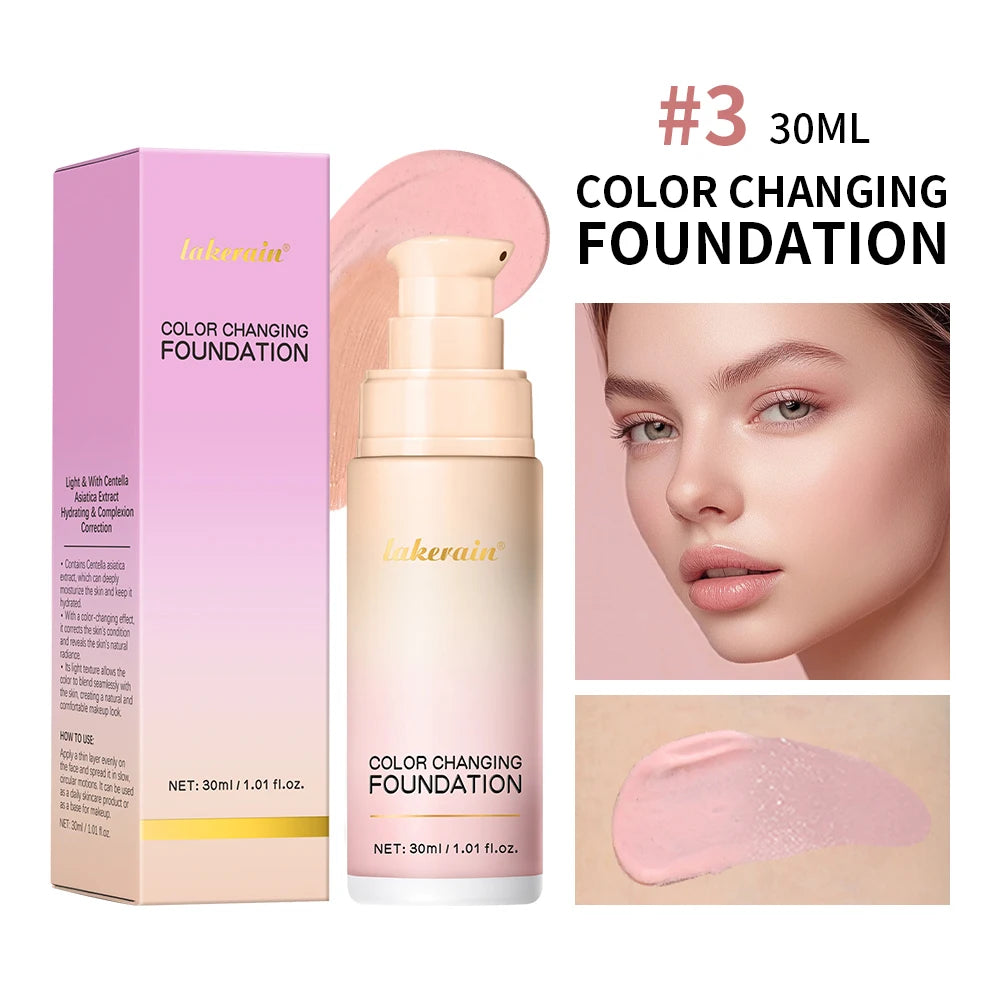 Color Changing Foundation and Face Concealer for Daily Makeup and Sun Protection - 33
