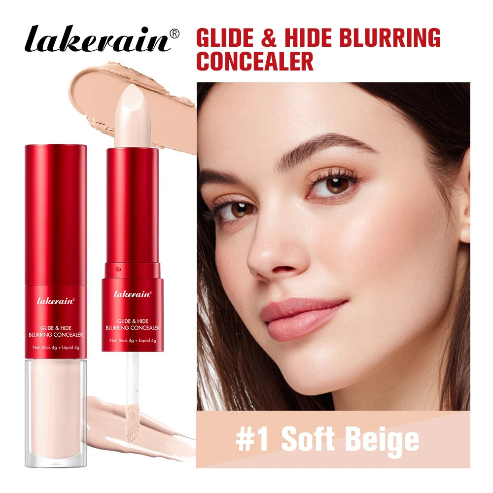 Glide and Hide Blurring Concealer and Full Coverage Foundation for Daily Makeup - 24