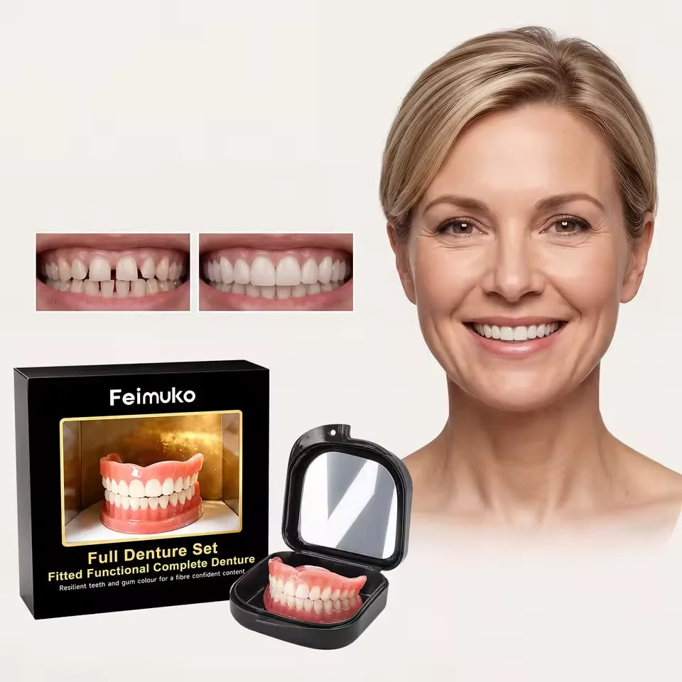 Full Mouth Silicone Dentures and Fake Teeth Set for Daily Smile Enhancement Needs - 5